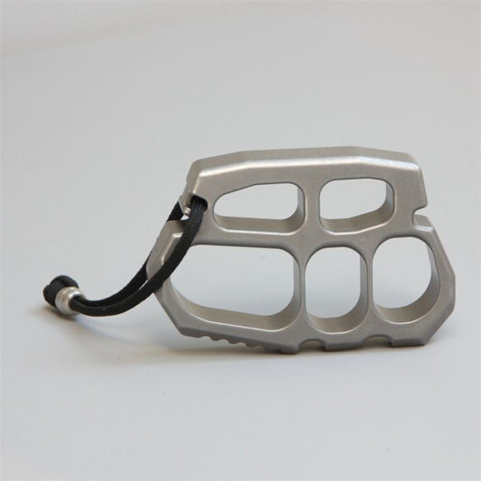 Solid Steel Knuckle Duster Self-Defense EDC Tool
