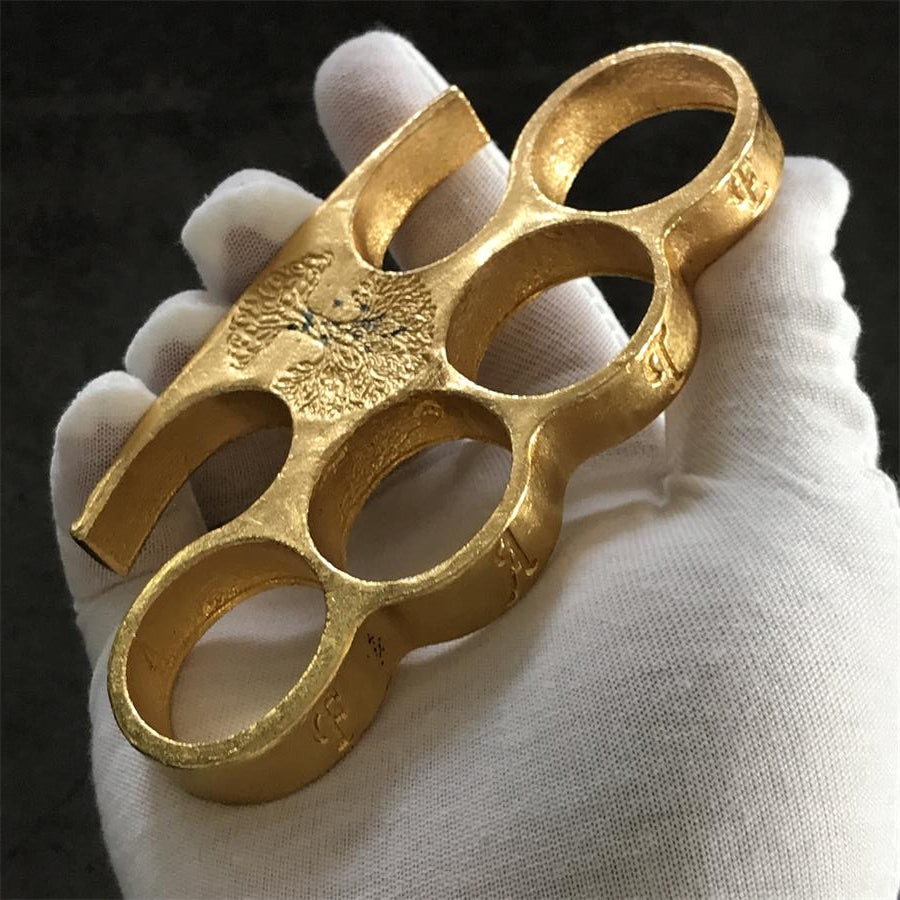 Old Style Knuckle Duster Self-Defense EDC Gear