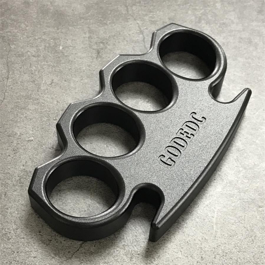 GODEDC Lightweight Aviation Aluminum Knuckle Duster Self-Defense EDC Tool