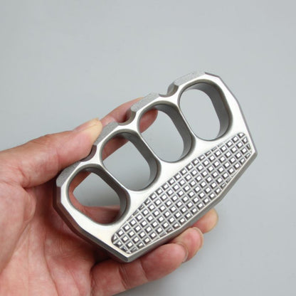 Thickened Steel Knuckle Duster Non-slip Self-defense EDC Tool