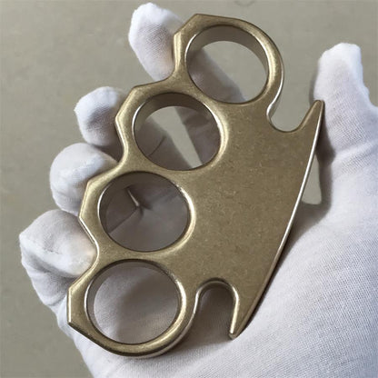 The KING Stonewashed Classic Brass Knuckle Duster