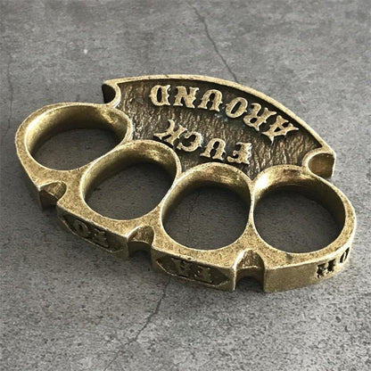 Mini Retro Knuckle Duster Portable Self-defense EDC Tool