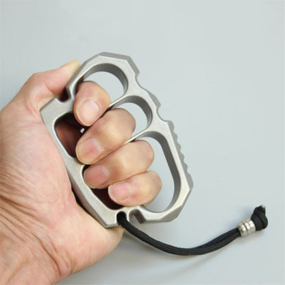 Solid Steel Knuckle Duster Self-Defense EDC Tool