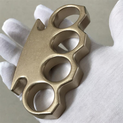 The KING Stonewashed Classic Brass Knuckle Duster