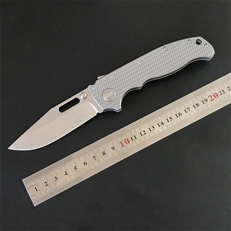 Outdoor Titanium Alloy Folding Knife Camping Hunting Pocket Knives