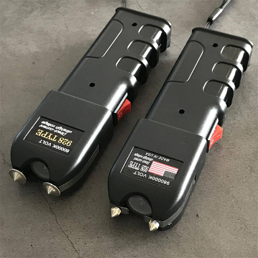 Stun Gun 928 High-power Electric Baton Self-protection Electric Shock ...