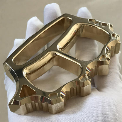 Thickened Solid Brass Knuckle Duster Broken Window EDC Tool