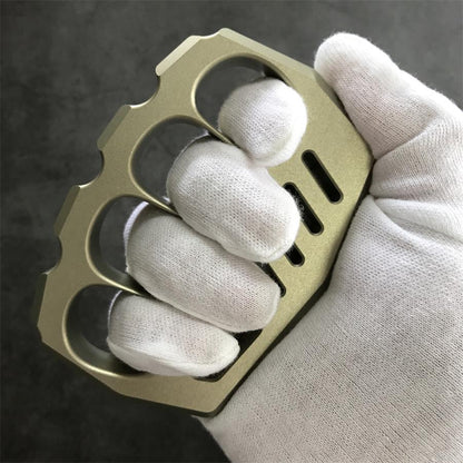 Aviation Aluminum Knuckle Dusters Large Finger Hole EDC Tool
