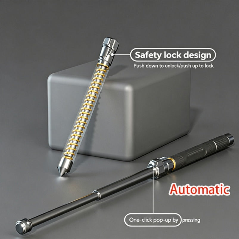 21 26 32 Inch Alloy Steel Baton Outdoor Self-defense Telescopic Stick
