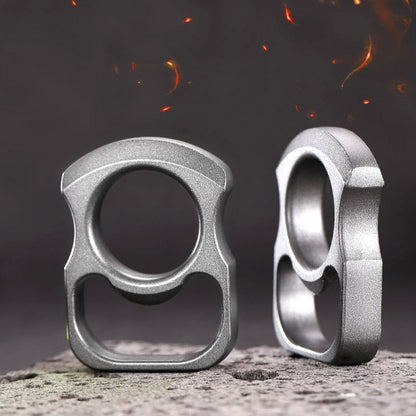 Mini Open Bottle Knuckle Dusters EDC Self-defense Decoration