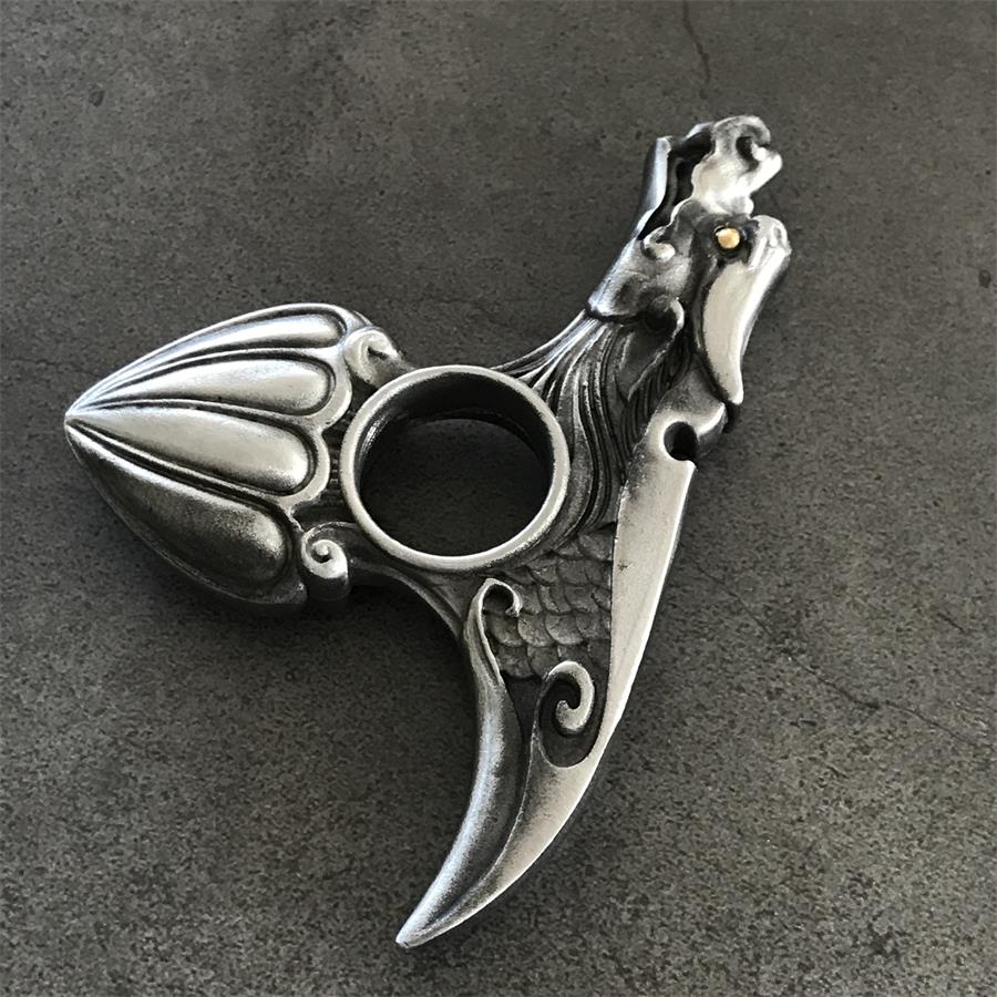 Creative Knuckle Duster Dragon Pattern EDC Tool
