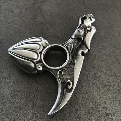 Creative Knuckle Duster Dragon Pattern EDC Tool