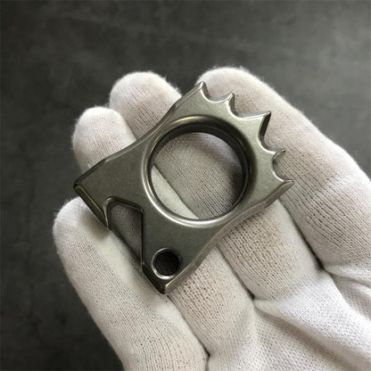 Titanium Hedgehog Open Bottle Knuckle Duster