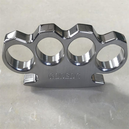 GODEDC Brushed and Mirror Polished Craft Steel Knuckle Duster