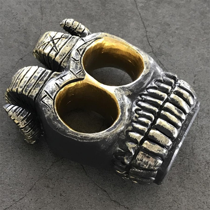 Fashion Skull Knuckle Duster Ram Horn Decorations