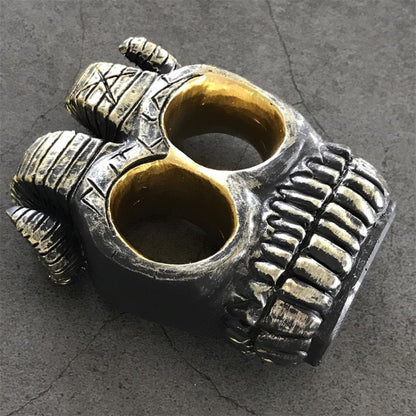Fashion Skull Knuckle Duster Ram Horn Decorations