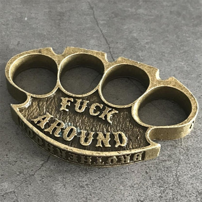 Mini Retro Knuckle Duster Portable Self-defense EDC Tool