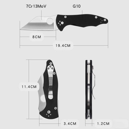 G10 Handle Tactical Folding Knife  Pocket Knives EDC Tool