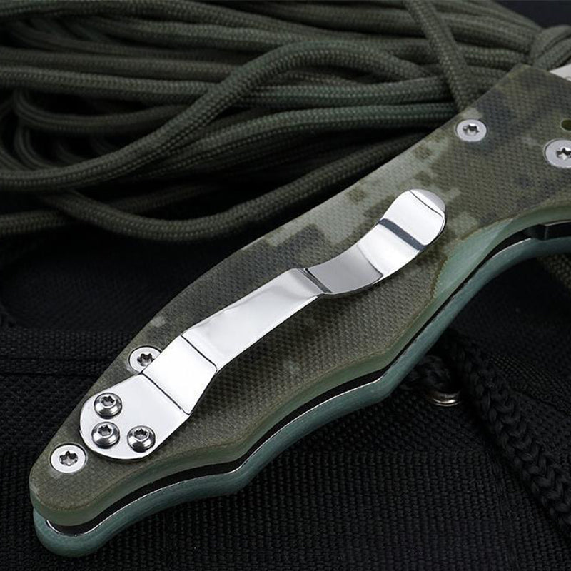 G10 Handle Tactical Folding Knife  Pocket Knives EDC Tool