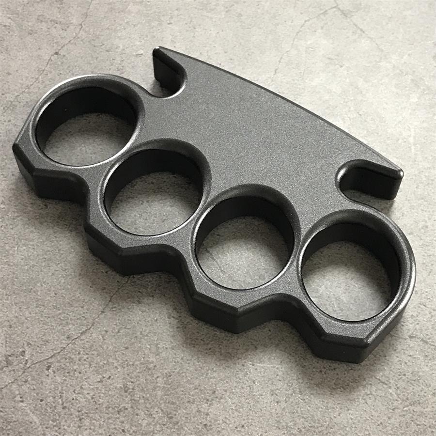 Lightweight 7075 aviation aluminium knuckle duster slim side view