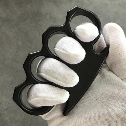Lightweight 7075 aviation aluminium knuckle duster compact back view