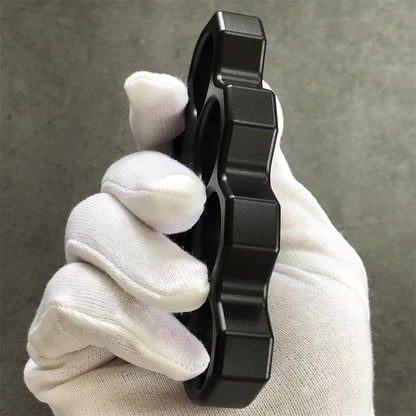 Lightweight 7075 aviation aluminium knuckle duster 7075 alloy finish close-up