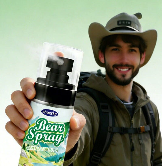 Outdoor Animal Deterrent Spray 100 ml pump bottle held in hand