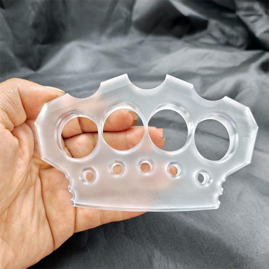 Thickened Non-metallic Knuckle Duster Self-defense EDC Tool