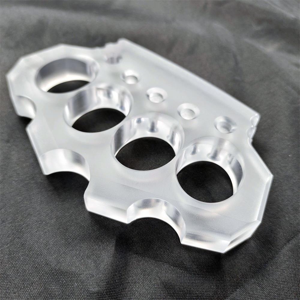 Thickened Non-metallic Knuckle Duster Self-defense EDC Tool