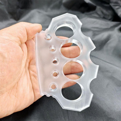 Thickened Non-metallic Knuckle Duster Self-defense EDC Tool