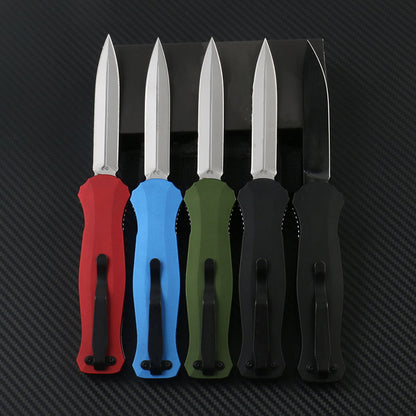 BM 3300 Aluminum Handle Tactical Knife D2 Blade Outdoor Camping Pocket Knives EDC Self-Defenses Tool