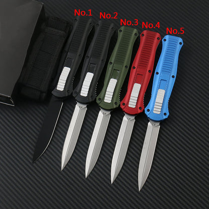 BM 3300 Aluminum Handle Tactical Knife D2 Blade Outdoor Camping Pocket Knives EDC Self-Defenses Tool