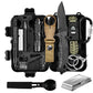Multifunctional Self-defense SOS Wilderness Survival Kit Outdoor Waterproof Case Tactical Knife EDC Tool