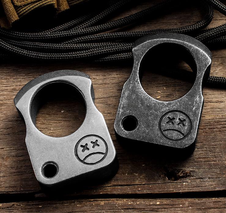 High Quality Steel Self Defense Metal Knuckle Duster Finger Tiger Female Anti Wolf Outdoor Camping Pocket EDC Tool