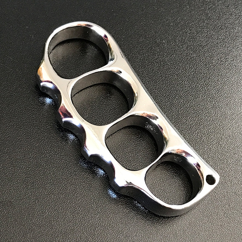 Solid Sturdy Knuckle Duster Boxing Self Defense Four Finger Buckle Window Breaker Outdoor Camping EDC Tool