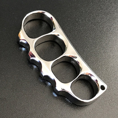 Solid Sturdy Knuckle Duster Boxing Self Defense Four Finger Buckle Window Breaker Outdoor Camping EDC Tool