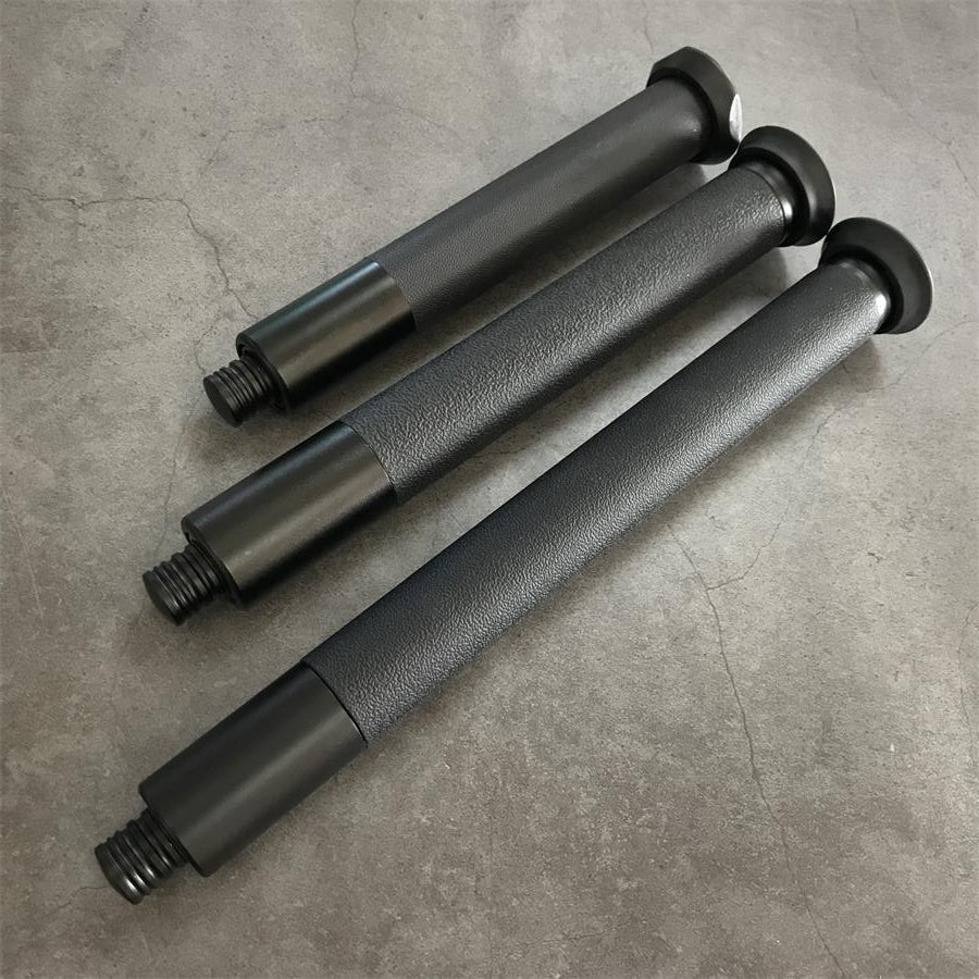 Three size options retracted — 16, 21, and 26 inch batons compared