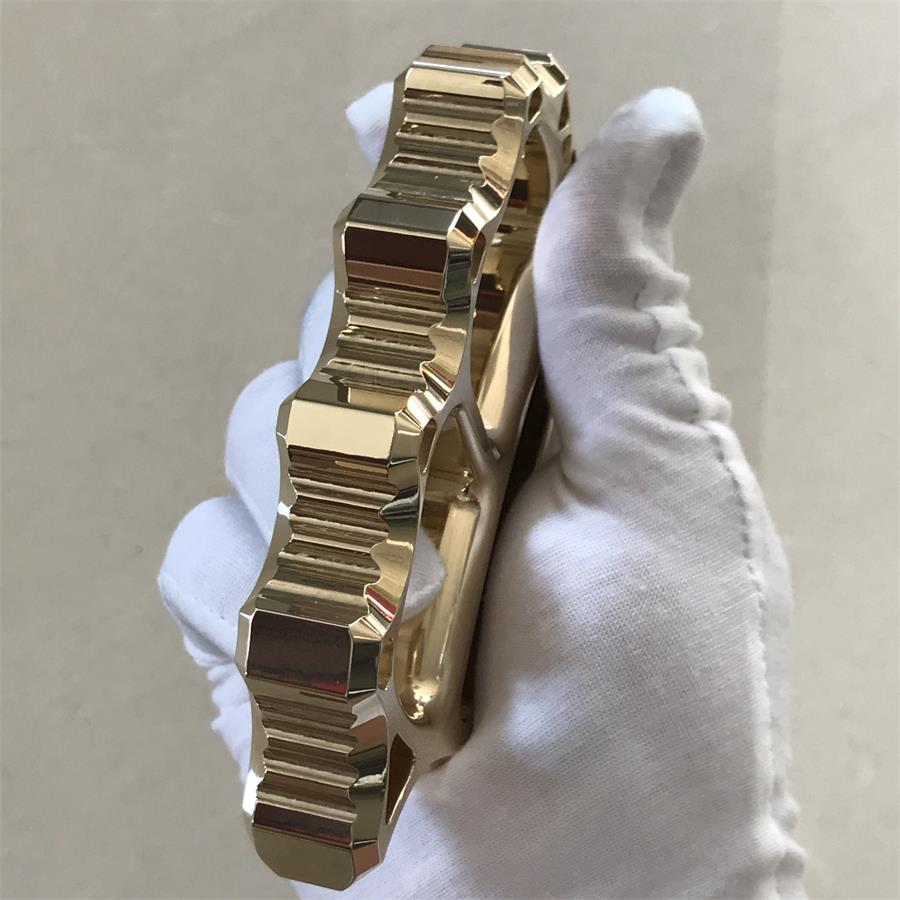 Thickened solid brass knuckle duster weight and balance