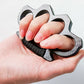 Multi-style Carbon Fiber Knuckle Duster Security Window Breaking EDC Tool
