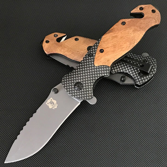 Multifunction Browning Folding Knife Tactical Survival Camping