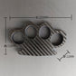 Multi-style Carbon Fiber Knuckle Duster Security Window Breaking EDC Tool