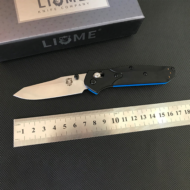 Liome 945 AXIS couteau pliant extérieur tactique Camping couteaux de poche double couleur G10 poignée sauvetage sécurité Portable EDC outil