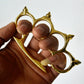 Hedgehog - Solid Brass Knuckles Duster For Self Defense Window Breaker EDC Supplies