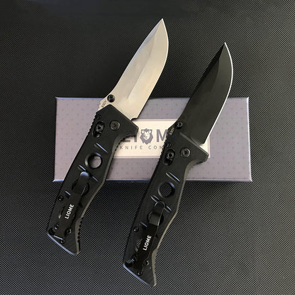 Liome 273 AXIS Tactical Folding Knife G10 Handle Stone Washing Blade Outdoor Camping Survival Pocket Knives EDC Tool