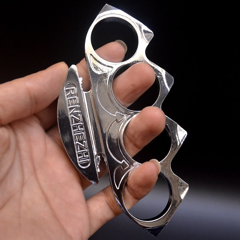 Ninja - Solid Brass Knuckles Duster For Self Defense Window Breaker EDC ...