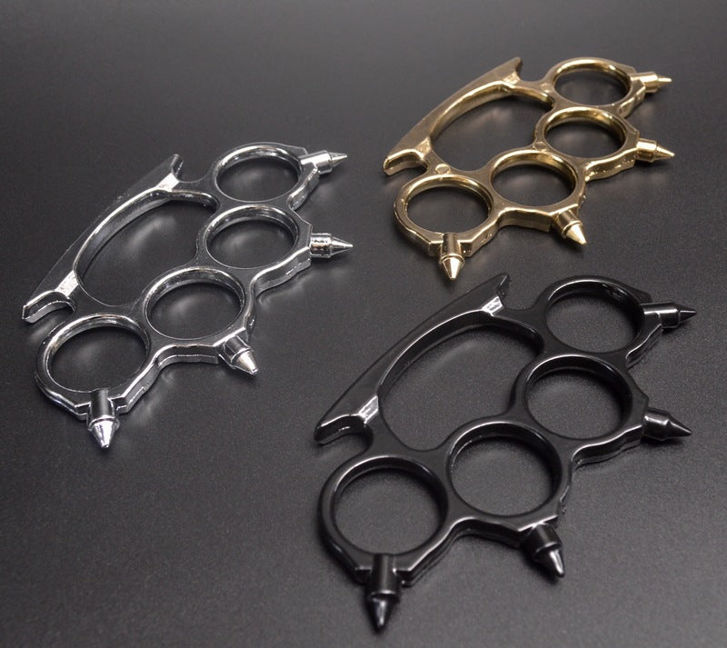 Real Metal Brass Steel And Titanium Knuckle Dusters for Self Defense ...