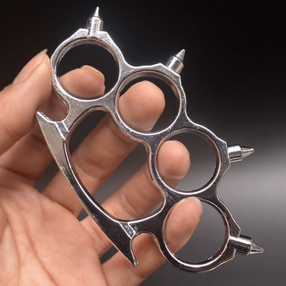 Hedgehog - Solid Brass Knuckles Duster For Self Defense Window Breaker EDC Supplies