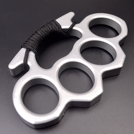 Spiked Brass Knuckles Ring Slingshot 404C Stainless Steel 3 In 1