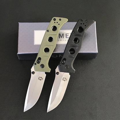 Liome 273 AXIS Tactical Folding Knife G10 Handle Stone Washing Blade Outdoor Camping Survival Pocket Knives EDC Tool