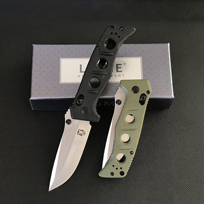 Liome 273 AXIS Tactical Folding Knife G10 Handle Stone Washing Blade Outdoor Camping Survival Pocket Knives EDC Tool